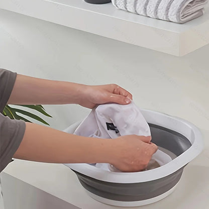 3 Pack Collapsible Tub Wash Basin Laundry Baskets
