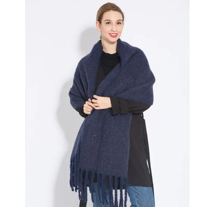 Luxury Cashmere Thickened Warm Shawl Scarf
