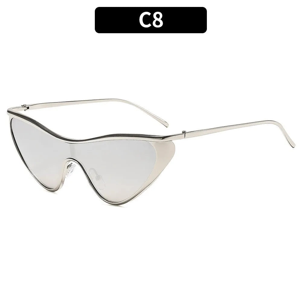 Vintage Cat Eye Luxury Y2K Punk One-Piece Sun Glasses