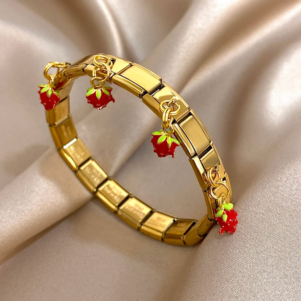 DANA Geometric Square Stainless Steel Bracelets