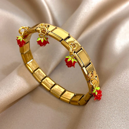 DANA Geometric Square Stainless Steel Bracelets