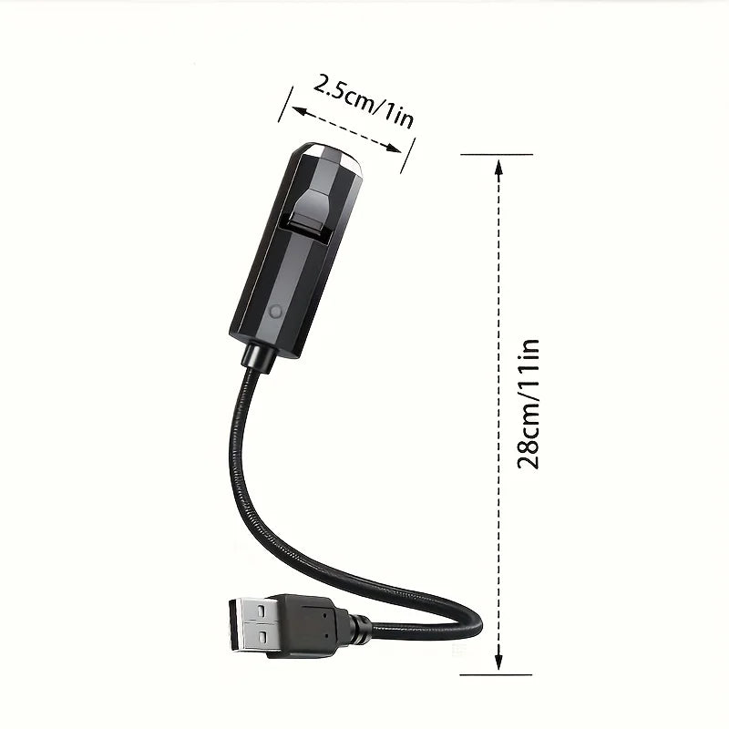 LED USB Projector Light 3/6pcs Projection Night Light