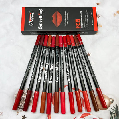 12 pcs Long-Lasting Lipstick Set
