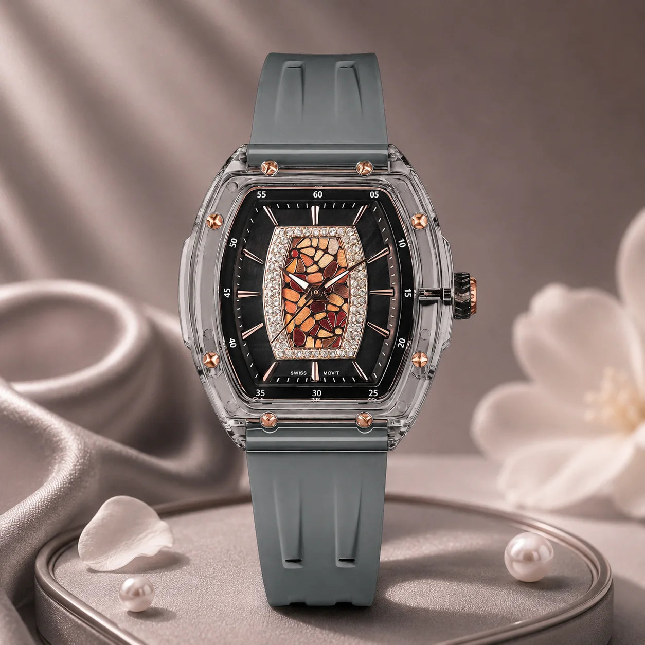 Quartz Swiss Movement Sapphire Crystal Waterproof Luminous Shock Watch
