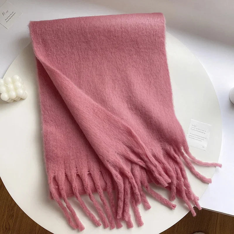 Luxury Cashmere Thickened Warm Shawl Scarf