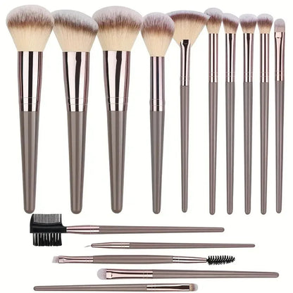 3-20Pcs Brushes Set Soft Fluffy Beauty Cosmetic