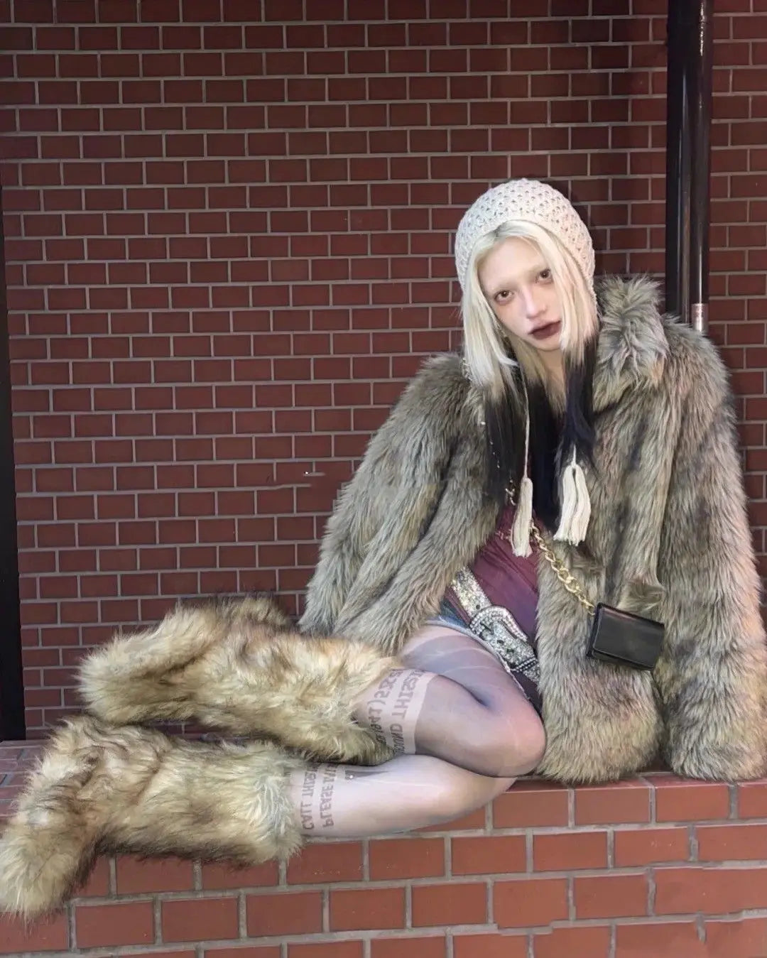 Snow Luxury Furry Faux Fox Fur Boots