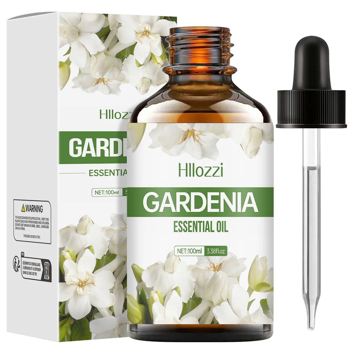 Gardenia Essential Oil, a Pure Floral Scent Suitable for Body Massage and Hair Care