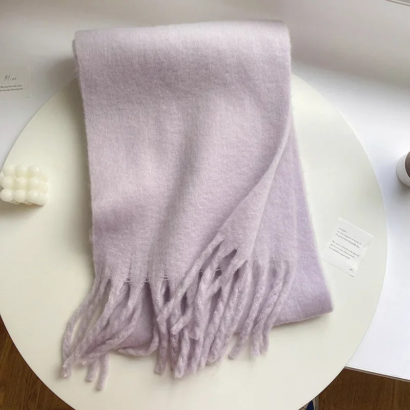 Luxury Cashmere Thickened Warm Shawl Scarf