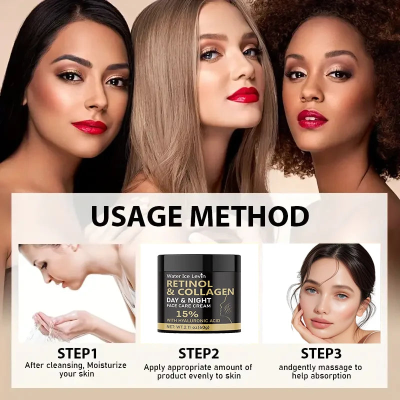 كريم ريتينول لبشرة ناعمة وبشرة فاتحة نابضة بالحياة