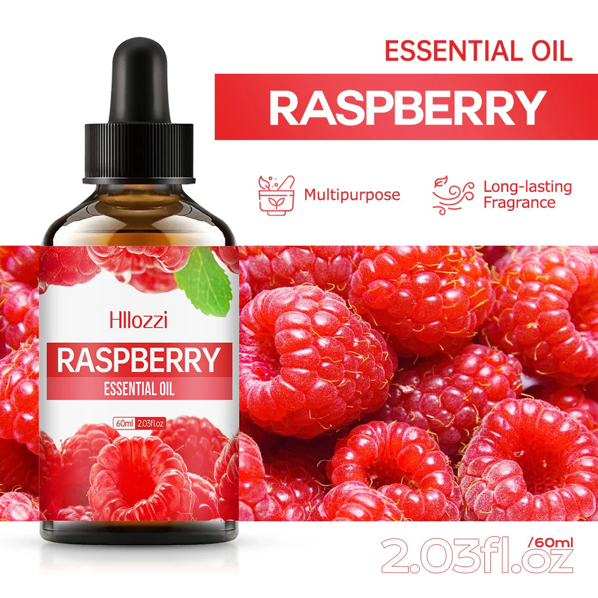 Raspberry essential oil for body massage