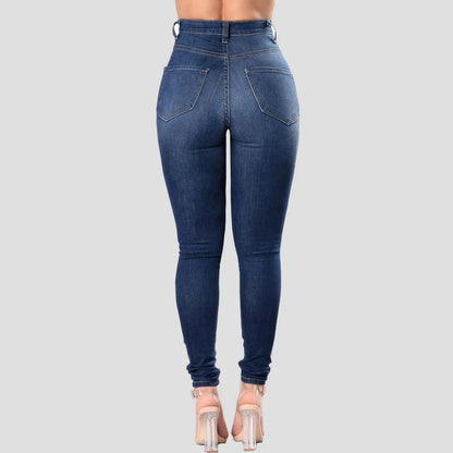 High Waist Stretch Skinny Jeans