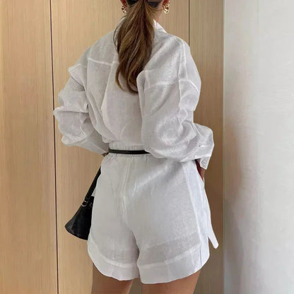 Long Sleeve Short Pant with Shirts Set