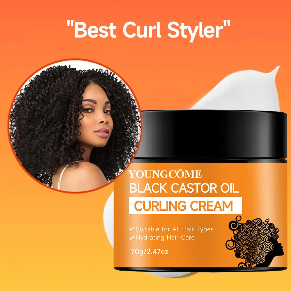 Black Castor Oil Curl Defining Cream