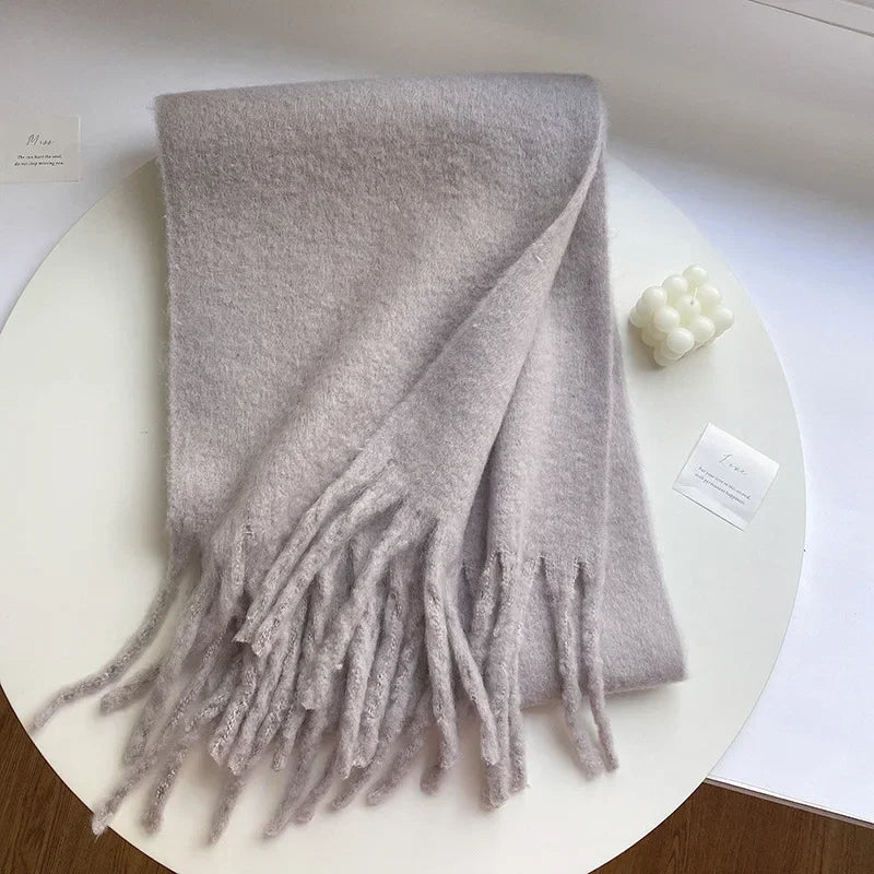Luxury Cashmere Thickened Warm Shawl Scarf