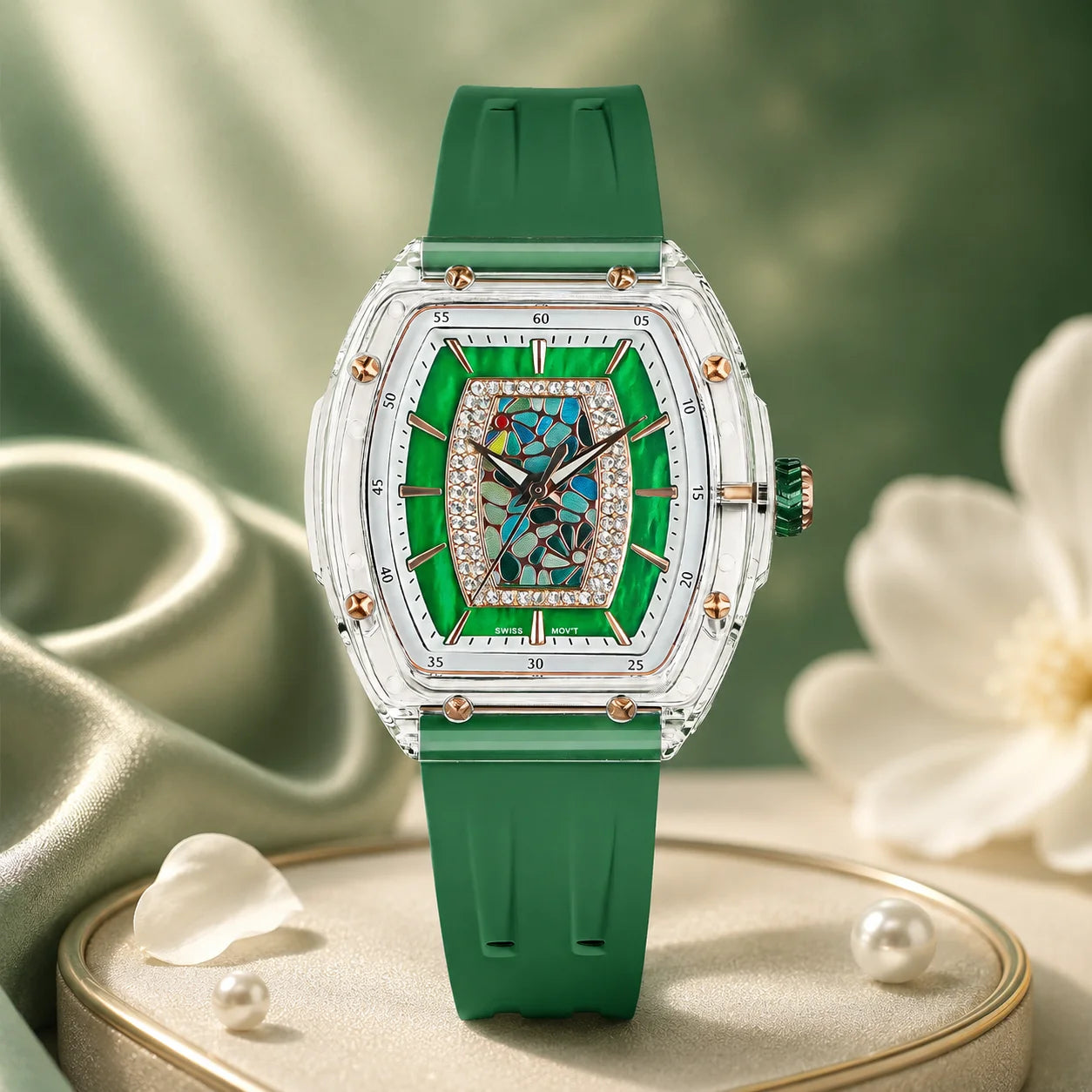Quartz Swiss Movement Sapphire Crystal Waterproof Luminous Shock Watch