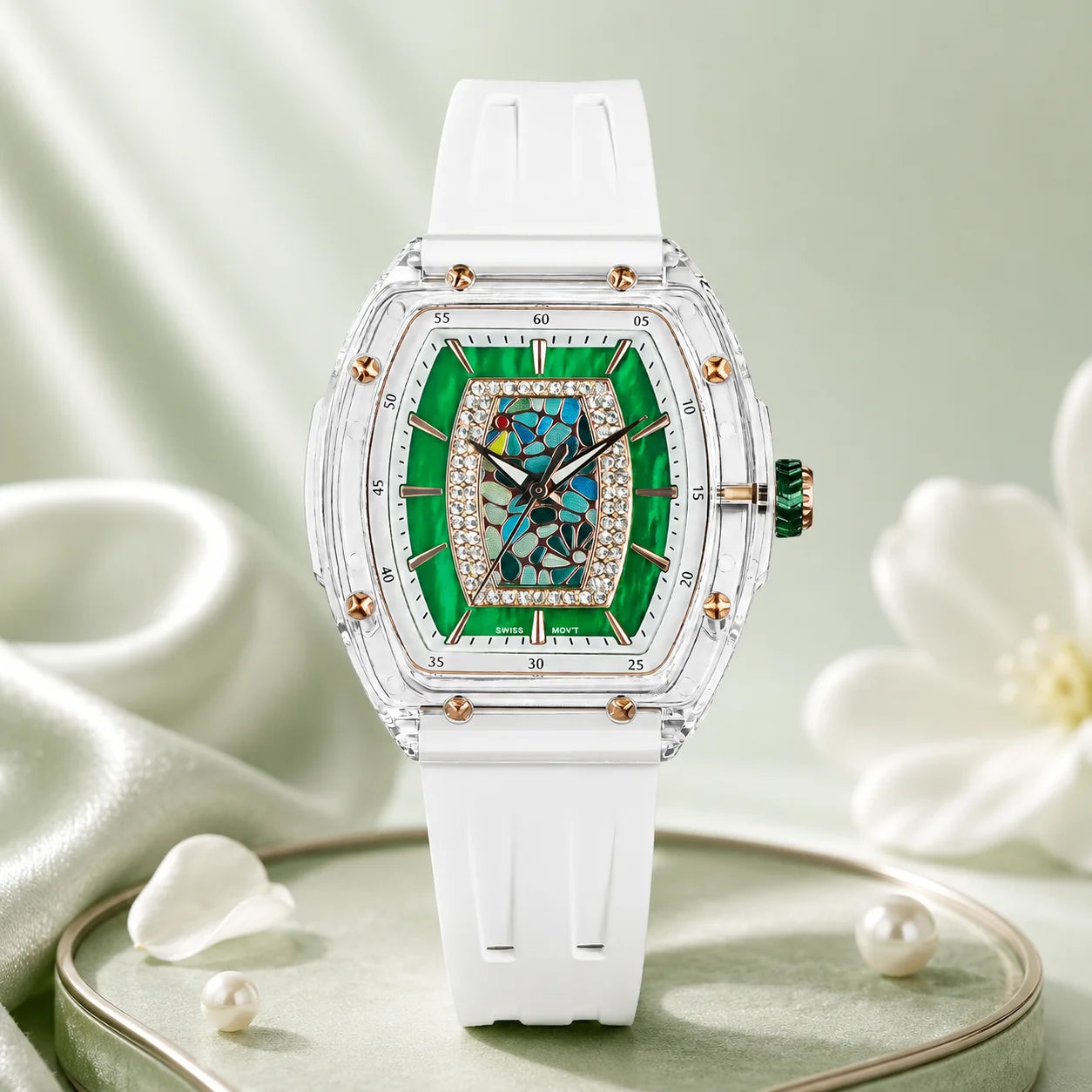 Quartz Swiss Movement Sapphire Crystal Waterproof Luminous Shock Watch