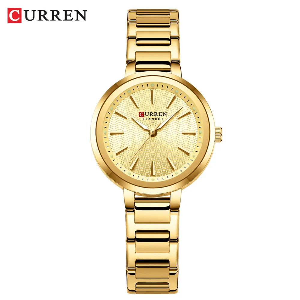 Luxury Stainless Steel Bracelet Waterproof Luminous Watches