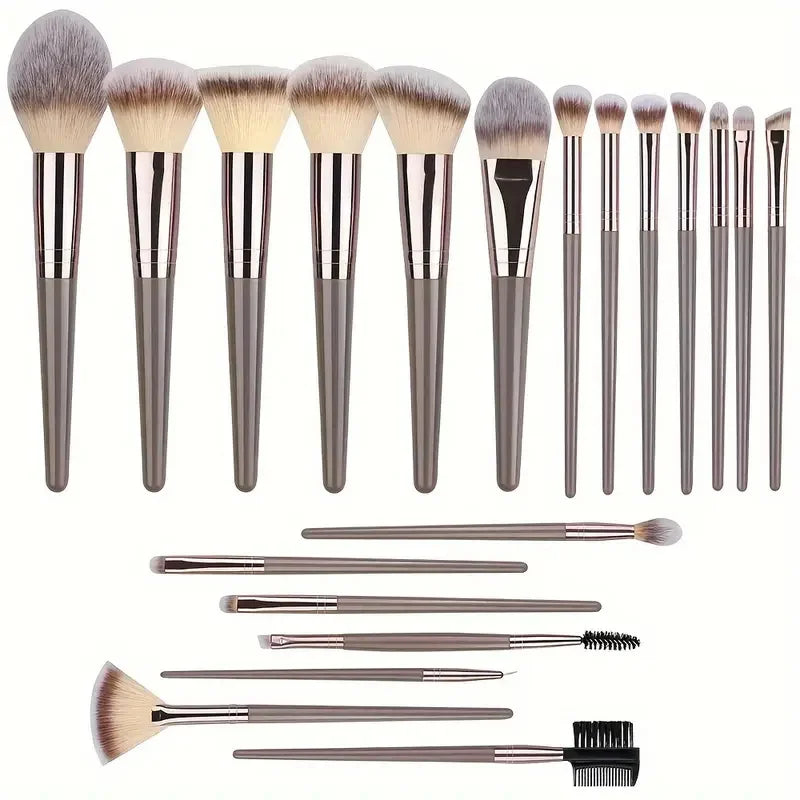 3-20Pcs Brushes Set Soft Fluffy Beauty Cosmetic