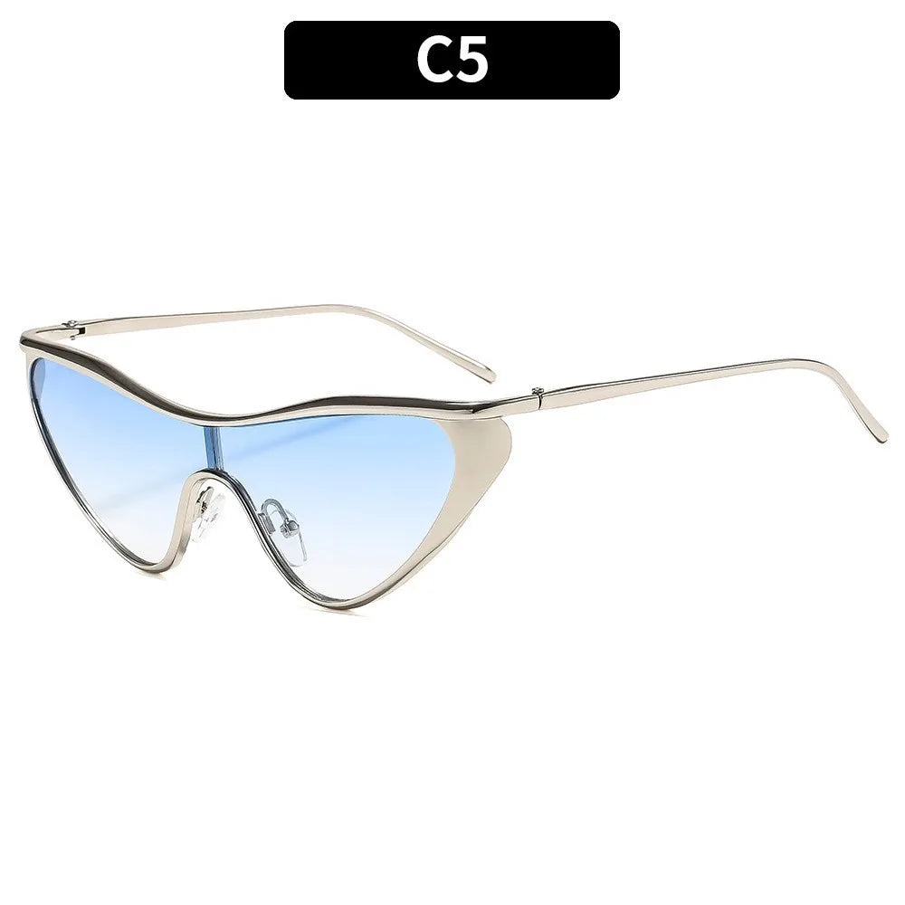 Vintage Cat Eye Luxury Y2K Punk One-Piece Sun Glasses
