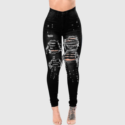 High Waist Stretch Skinny Jeans