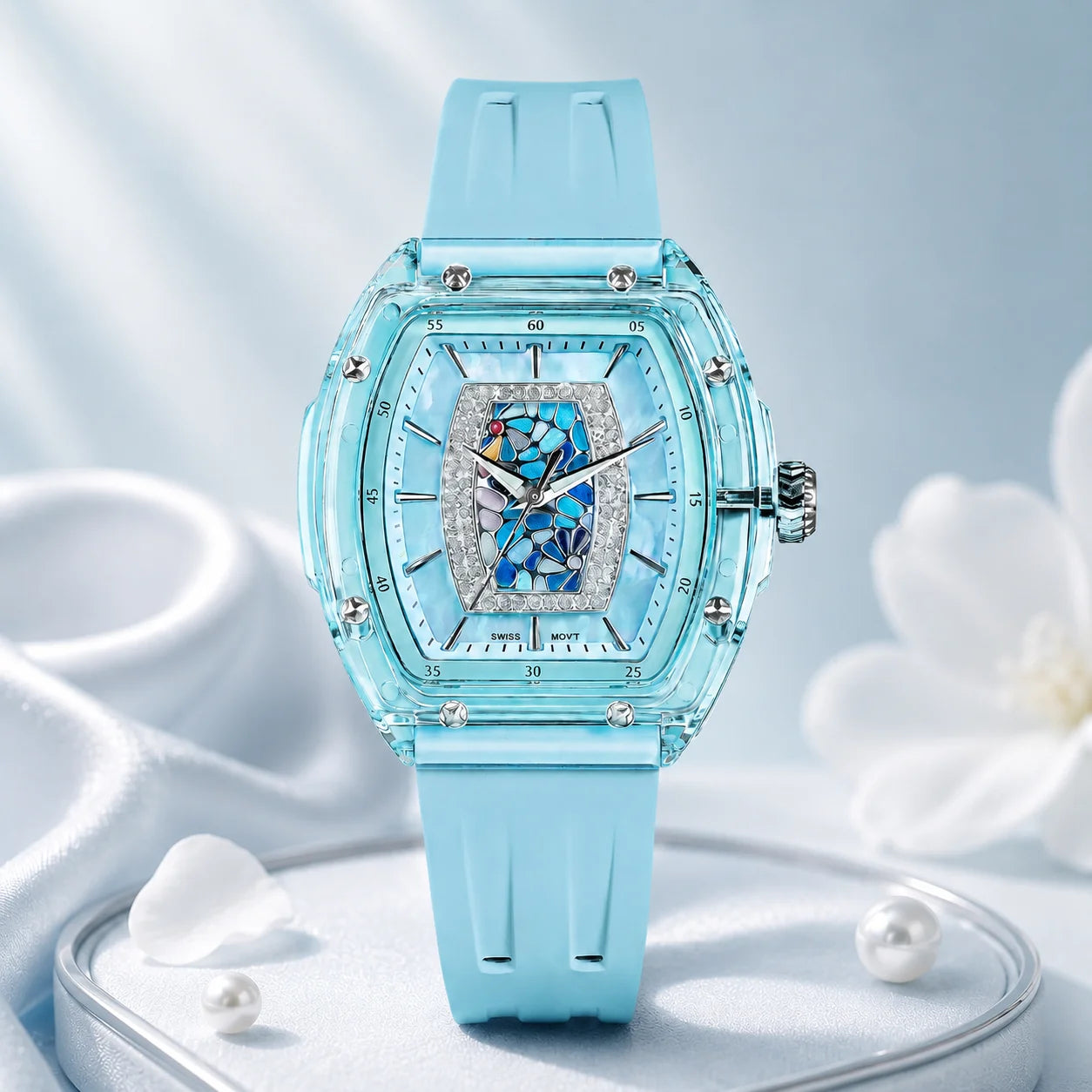 Quartz Swiss Movement Sapphire Crystal Waterproof Luminous Shock Watch