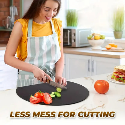 Thick silicone kitchen cutting board pad