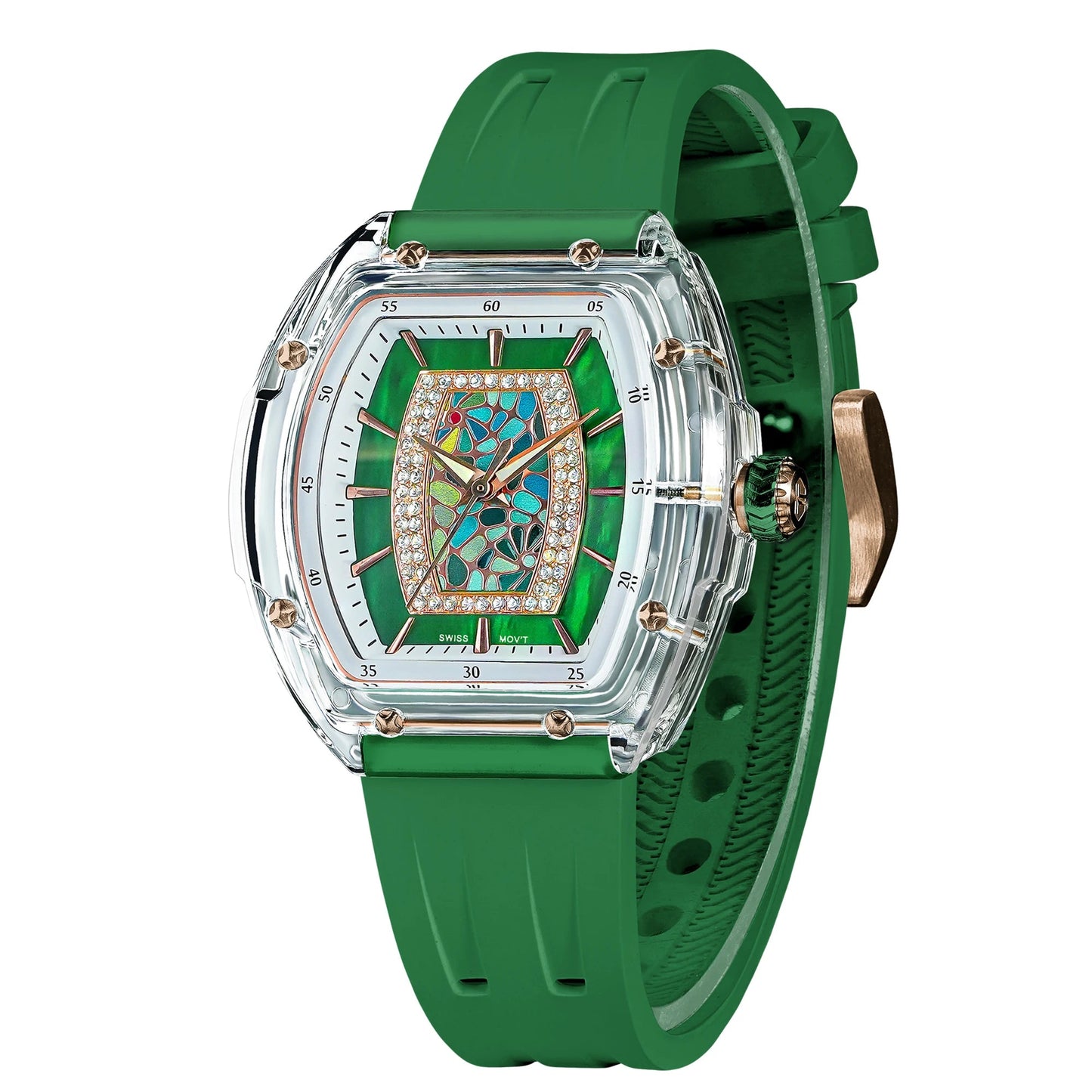 Quartz Swiss Movement Sapphire Crystal Waterproof Luminous Shock Watch
