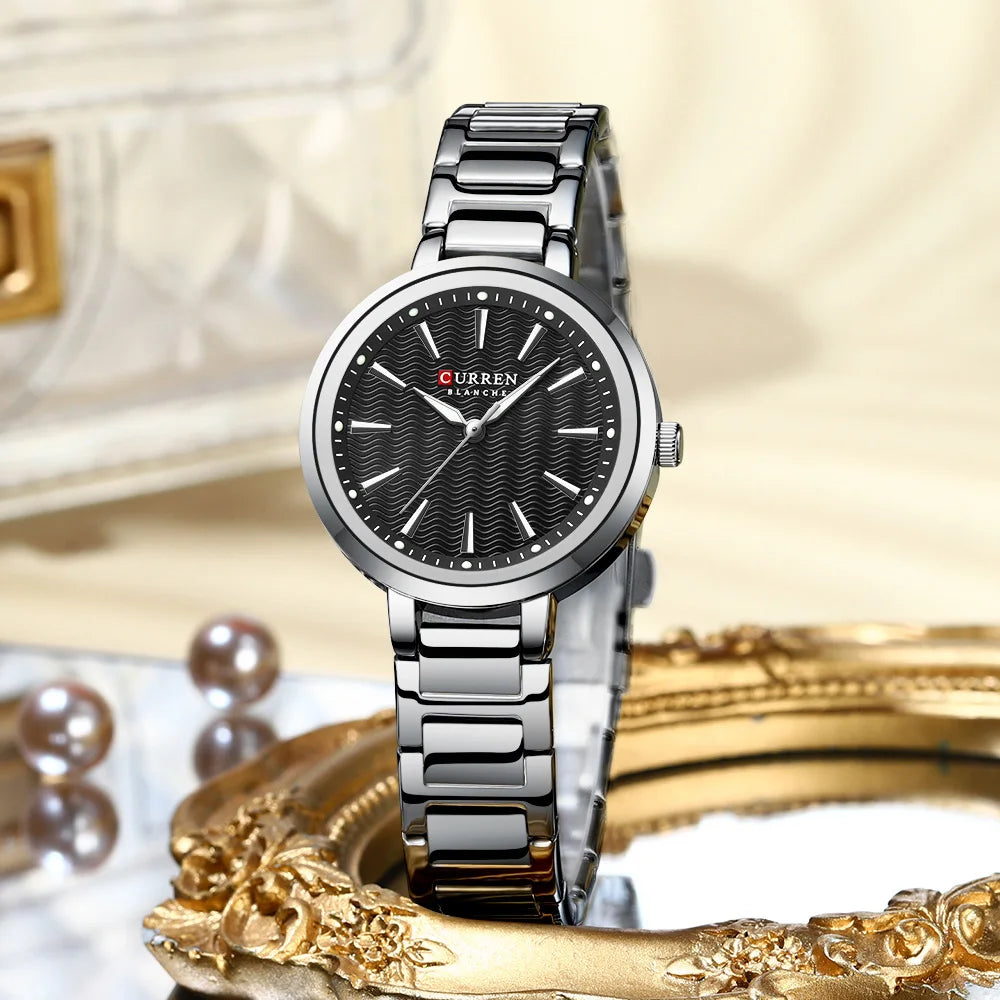 Luxury Stainless Steel Bracelet Waterproof Luminous Watches