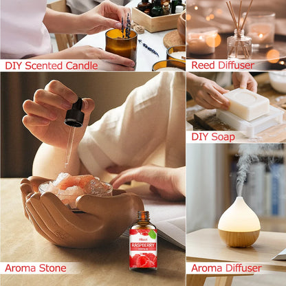 Raspberry essential oil for body massage