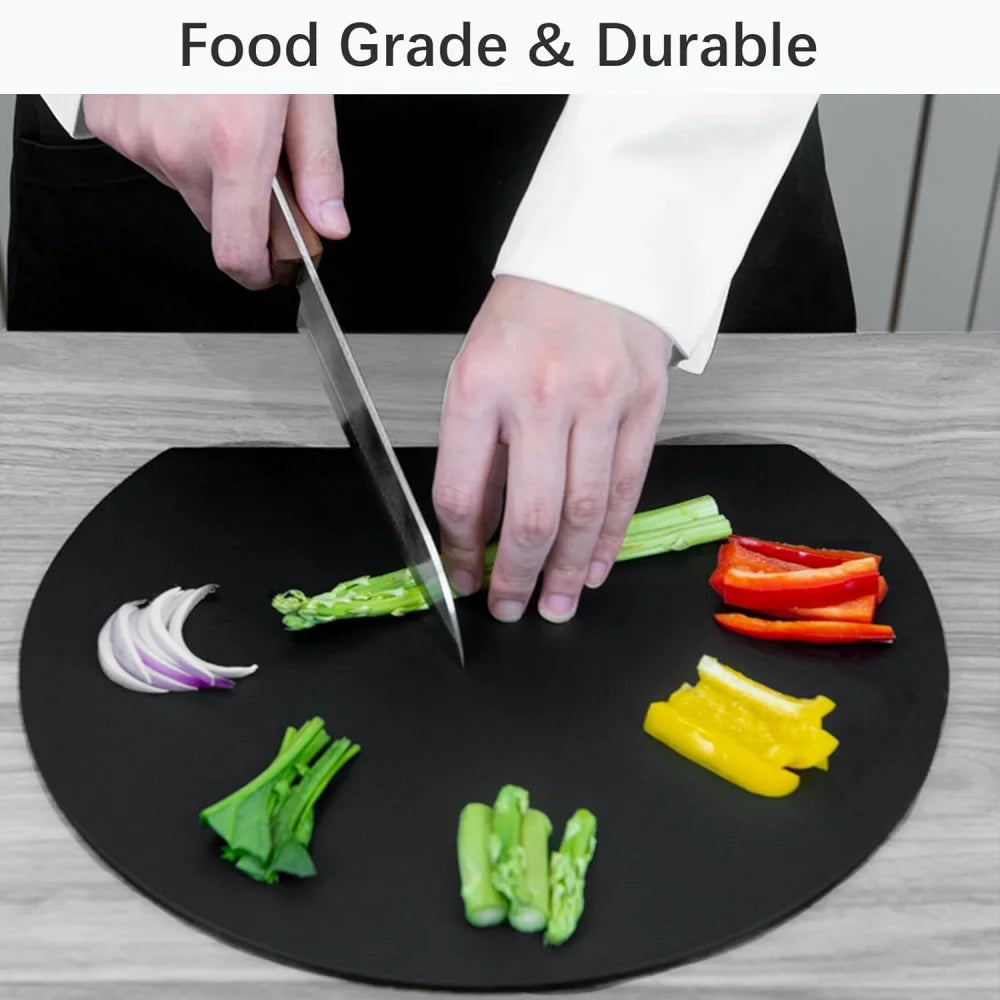 Thick silicone kitchen cutting board pad