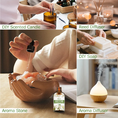 Gardenia Essential Oil, a Pure Floral Scent Suitable for Body Massage and Hair Care