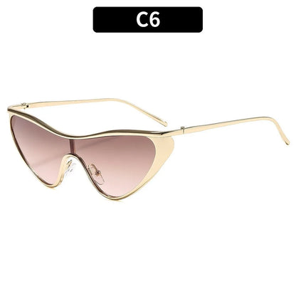 Vintage Cat Eye Luxury Y2K Punk One-Piece Sun Glasses