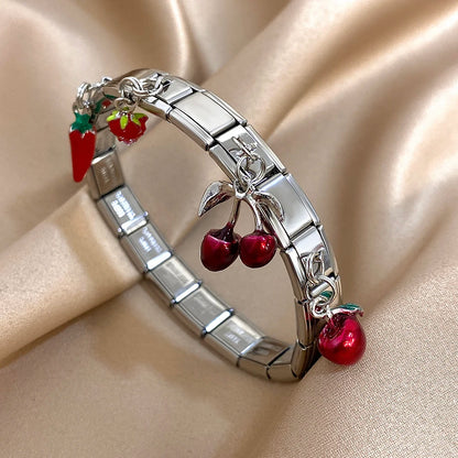 DANA Geometric Square Stainless Steel Bracelets