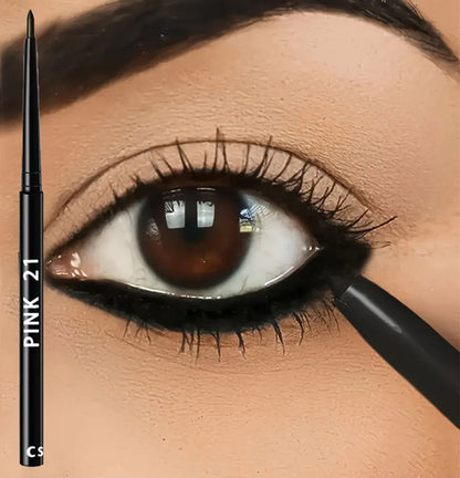 3pcs Waterproof Black Eyeliner Pencils Makeup
