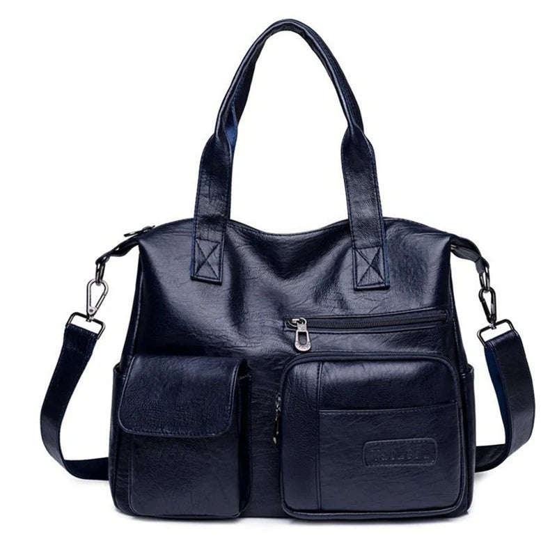 Luxury Shoulder PU Leather Crossbody Large Capacity Bag