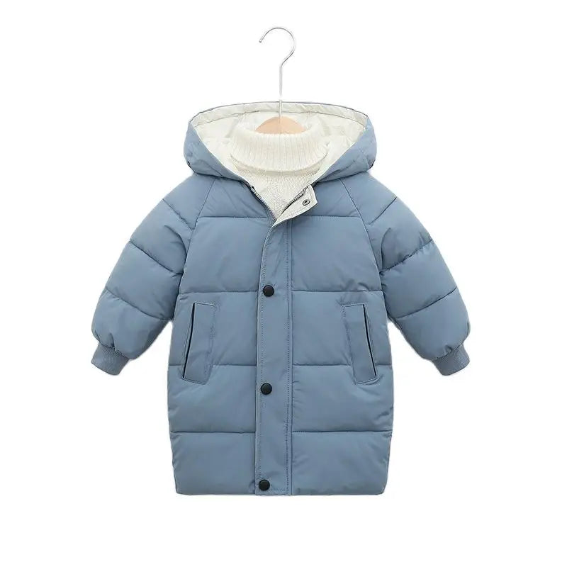 Down Long Outerwear Winter Autumn Teen Cotton -Padded Parka Coats