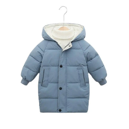 Down Long Outerwear Winter Autumn Teen Cotton -Padded Parka Coats