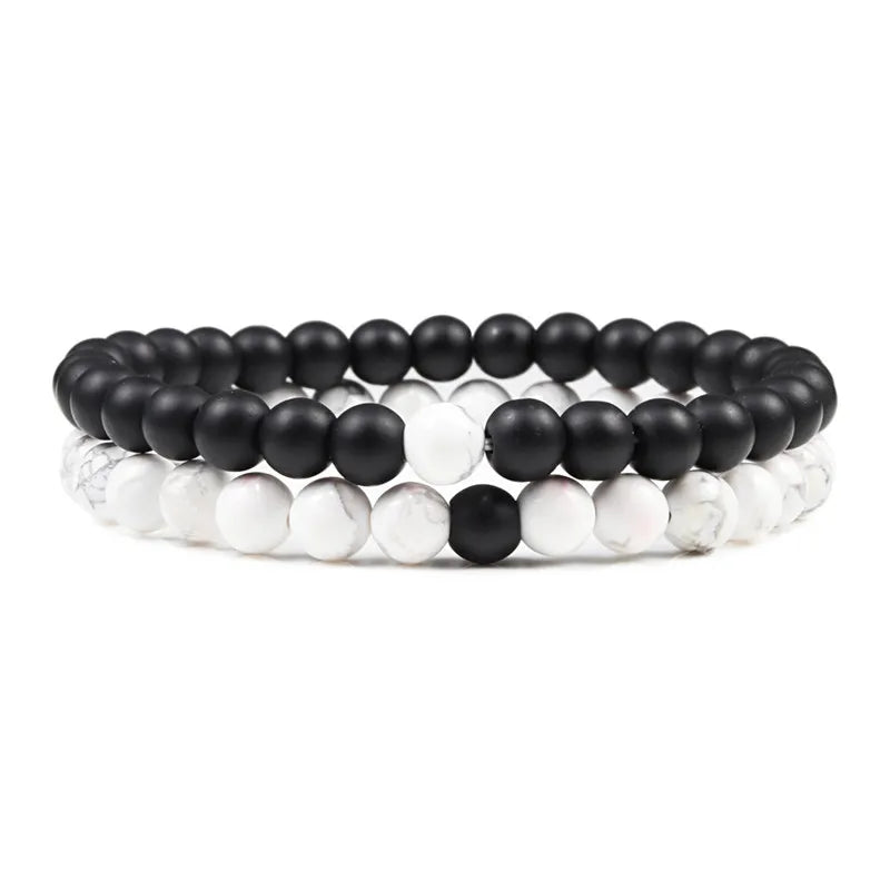 DANA Set Lava Stone Tiger Bracelets