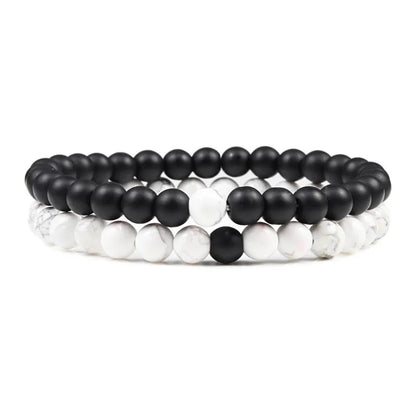 DANA Set Lava Stone Tiger Bracelets