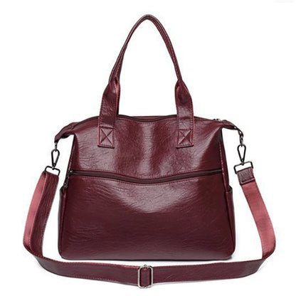 Luxury Shoulder PU Leather Crossbody Large Capacity Bag