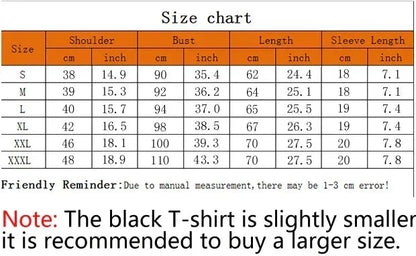 Funny Music Art Short Sleeves Black T-shirt