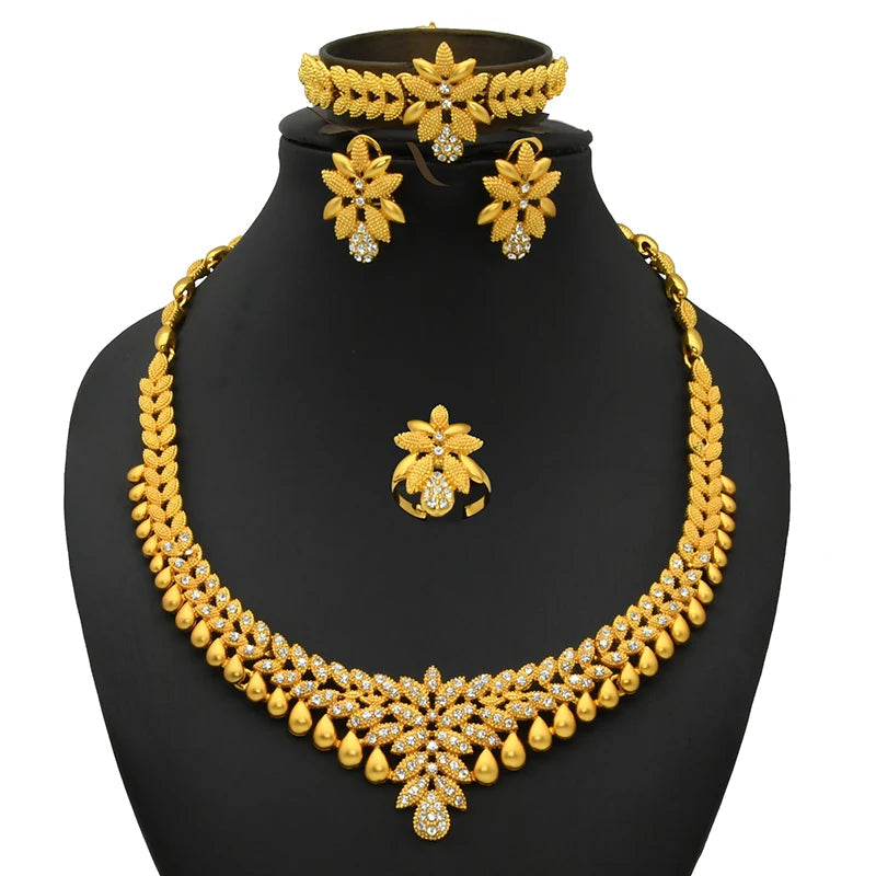 African Jewelry Big Necklace Jewelry Set