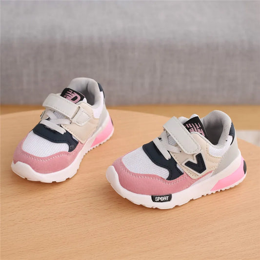 Baby Boys Girls Soft Anti-Slip Running Sneakers