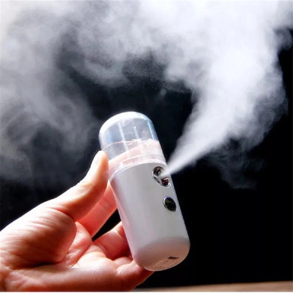 Mist Facial Sprayer Humidifier Rechargeable Nebulizer Face Steamer