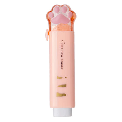 Creativity Retractable Kawaii cat claw Pencil eraser