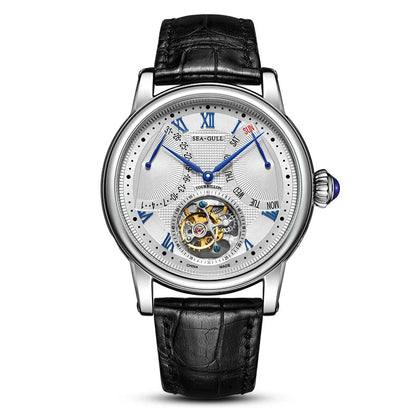 Automatic Tourbillon Mechanical Multifunctional Sapphire Calendar Luxury Watch