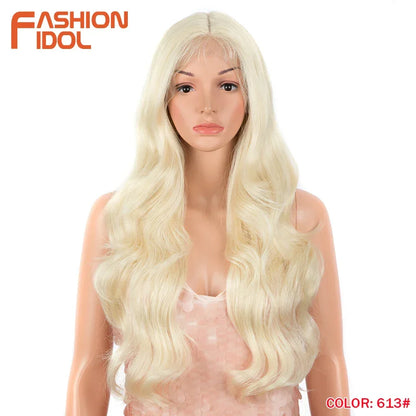 Lace Front Wig Synthetic With Baby Hair Wigs