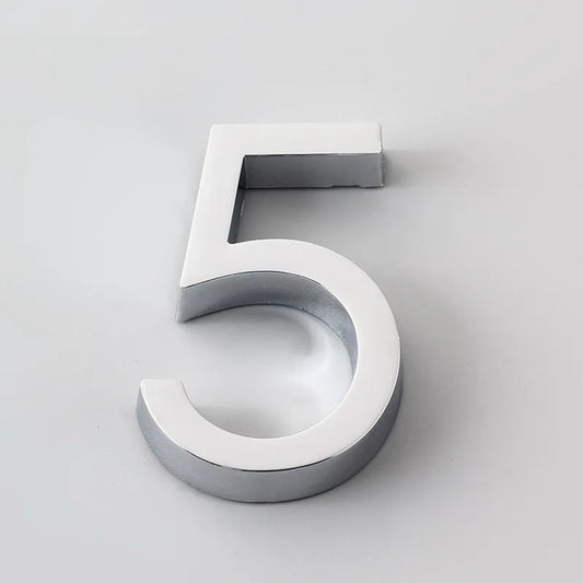 1pc 3D Numeral Door Plaque House Door Label