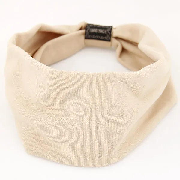 Cotton Wide Stretch Headbands